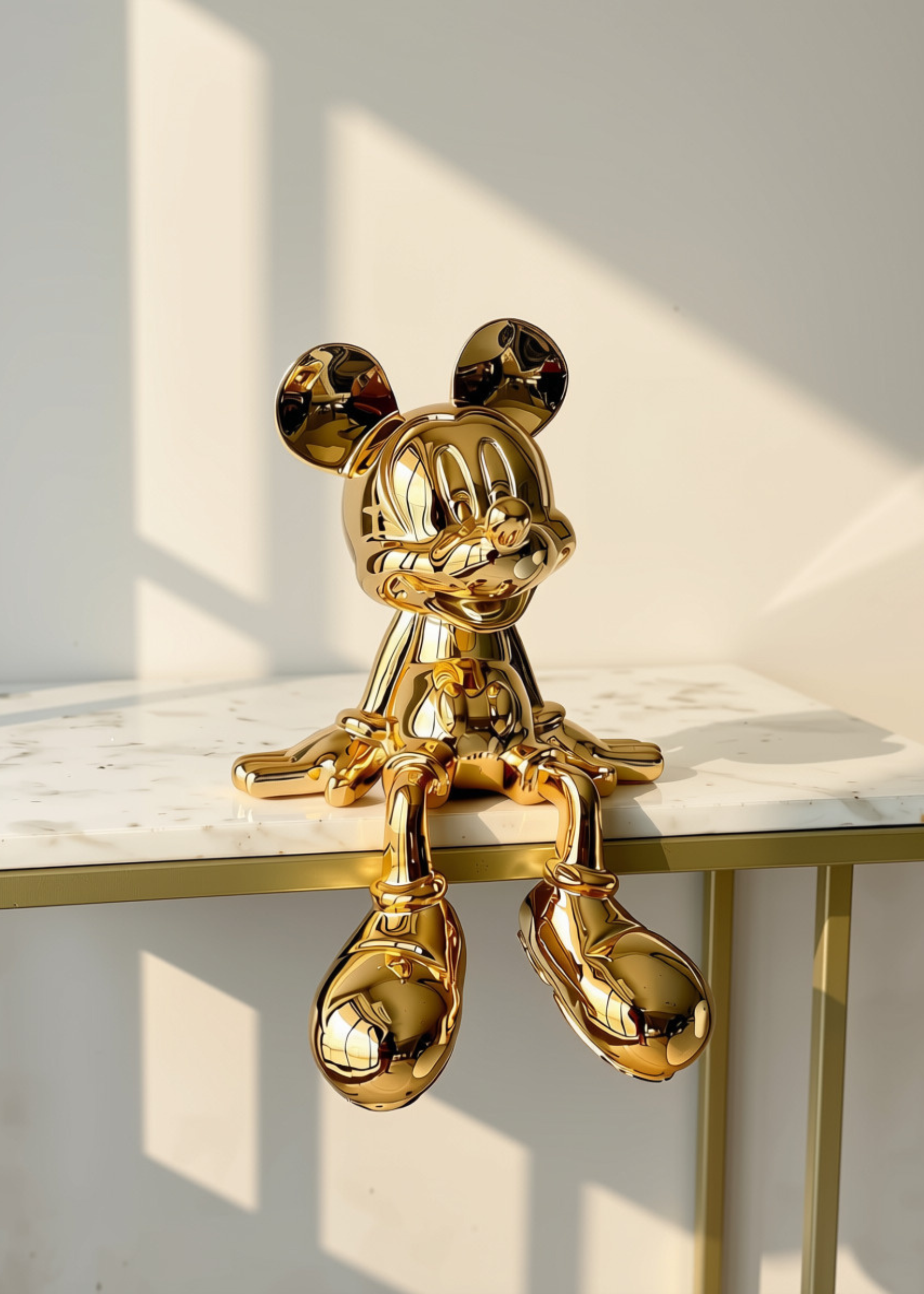 Obsidian Micky Mouse -Small (Gold)