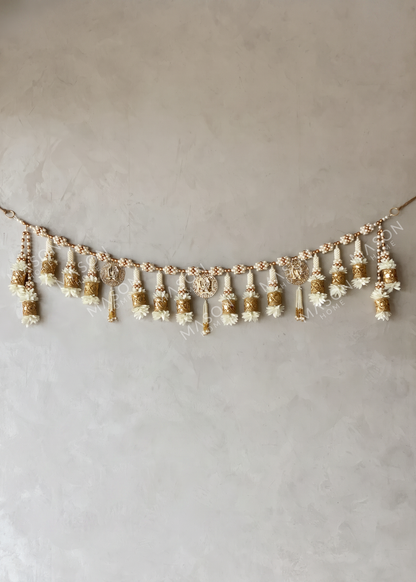 Festive Ganpati Gold Toran