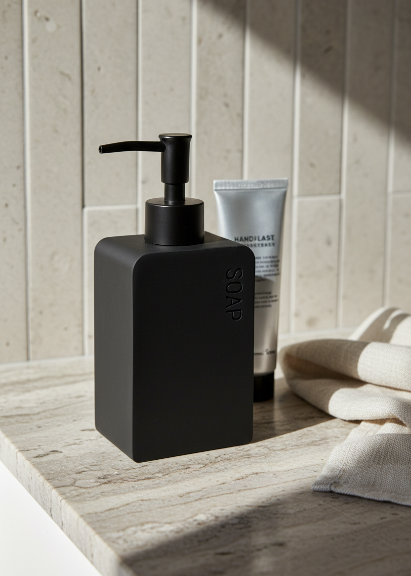 Nove Bathroom Dispenser - Black
