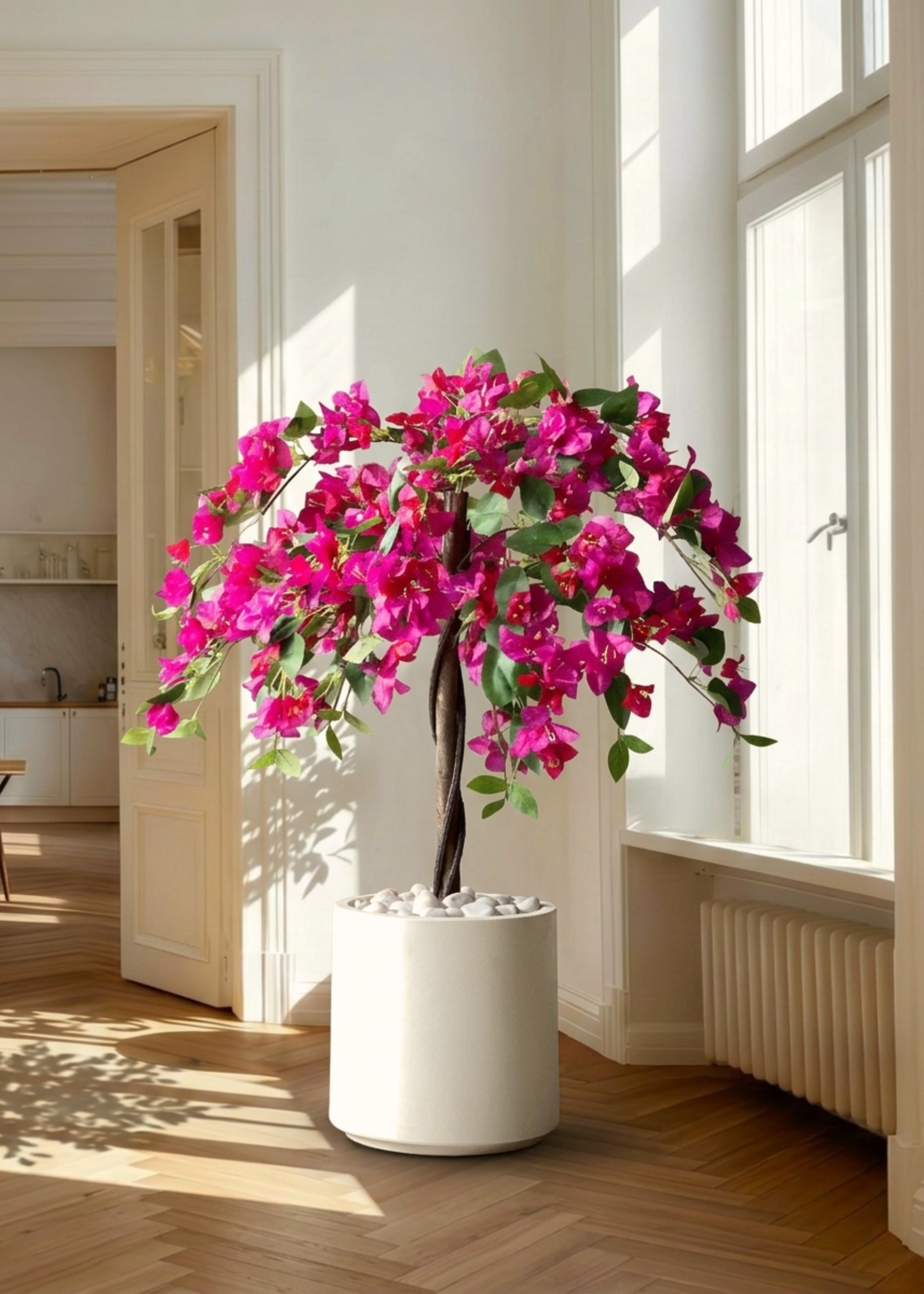 Artificial Pink Bougainvillea Plant - 3.5 Feet