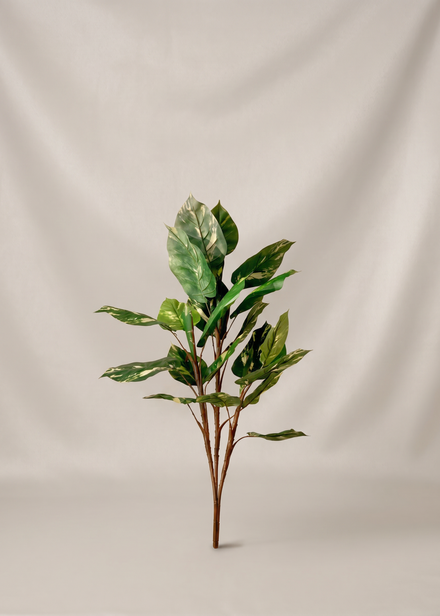 Artificial Variegated Pothos  Plant - 3 Feet