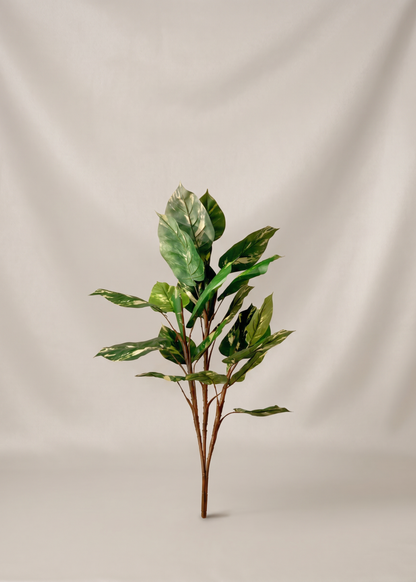Artificial Variegated Pothos  Plant - 3 Feet