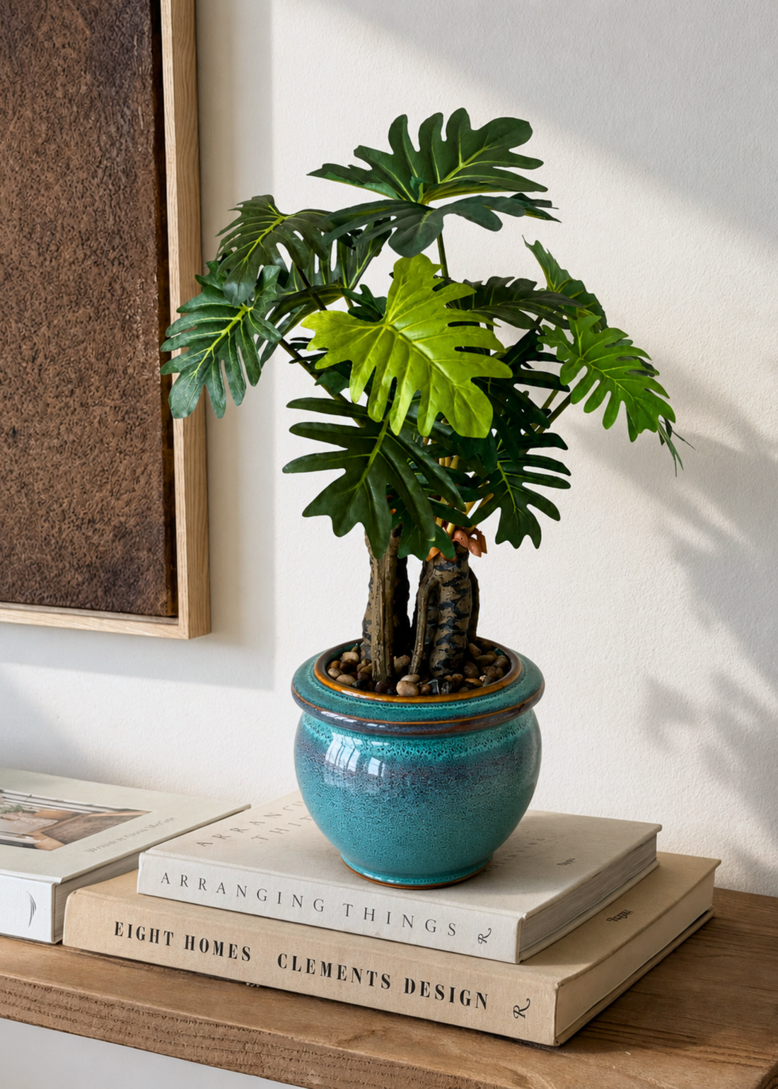 Artificial Split Leaf Philodendron Plant - 1.5 Feet