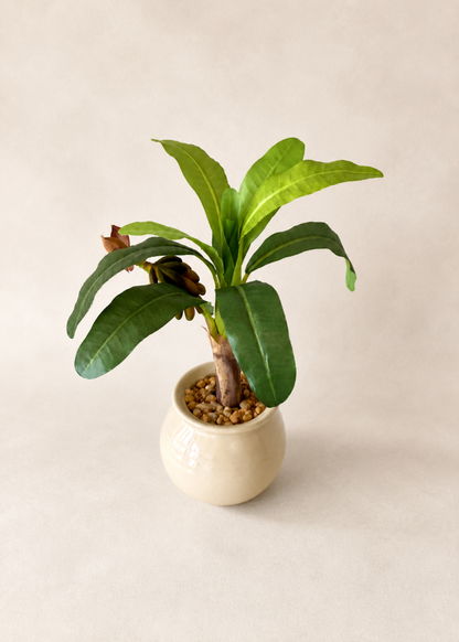 Artificial Tropical Banana Bonsai Plant
