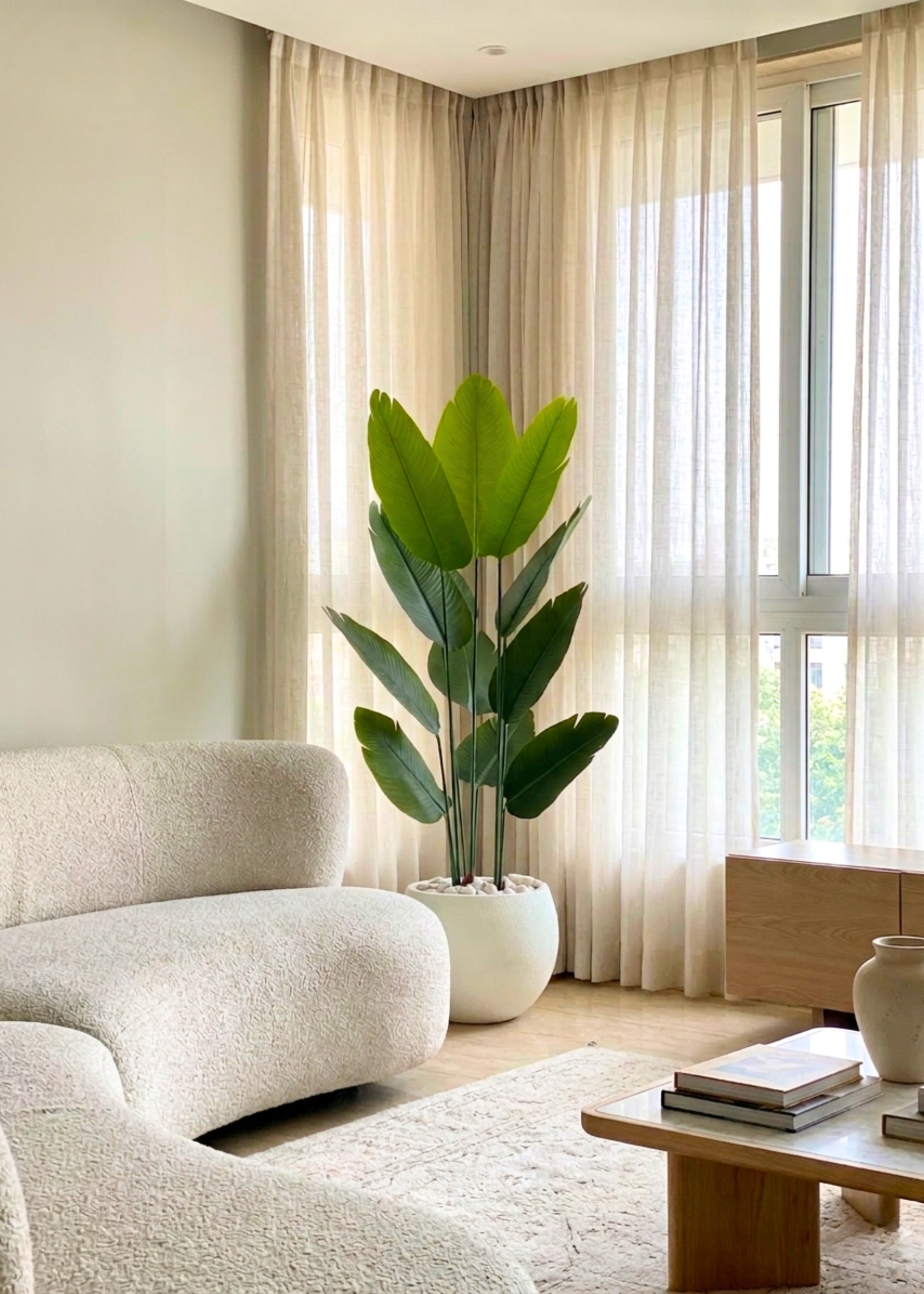 Artificial Lush Travellers Palm - 5 Feet