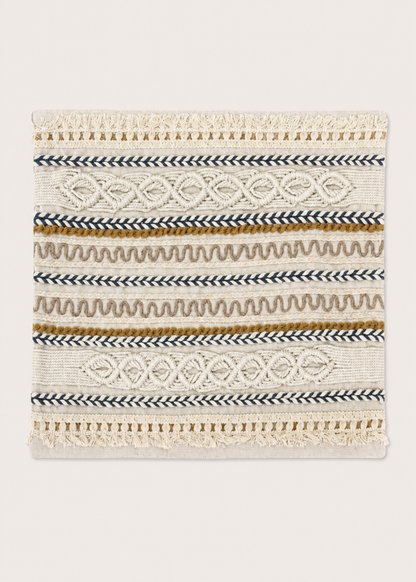 Lattice Ivory Cushion Cover