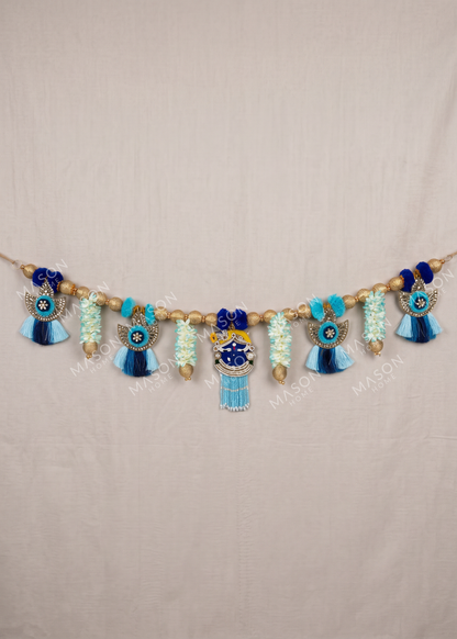 Festive Nathdwara Blue Toran