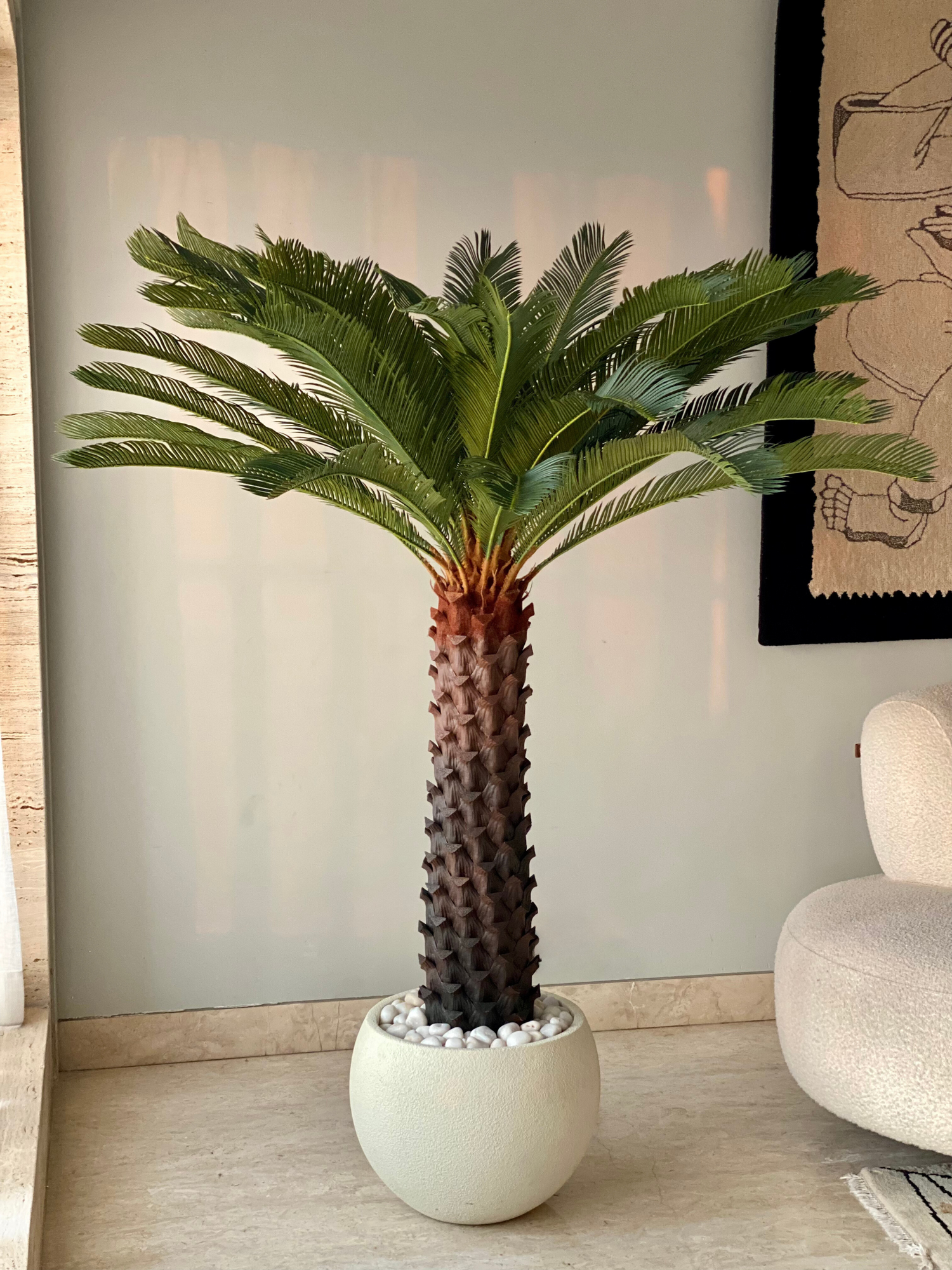 Artificial Cycas Plant - 5.5 Feet