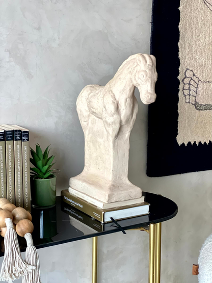 Terracotta Monarch  Horse Sculpture