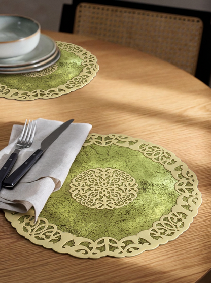 Fleur Placemat Green - Set of 6