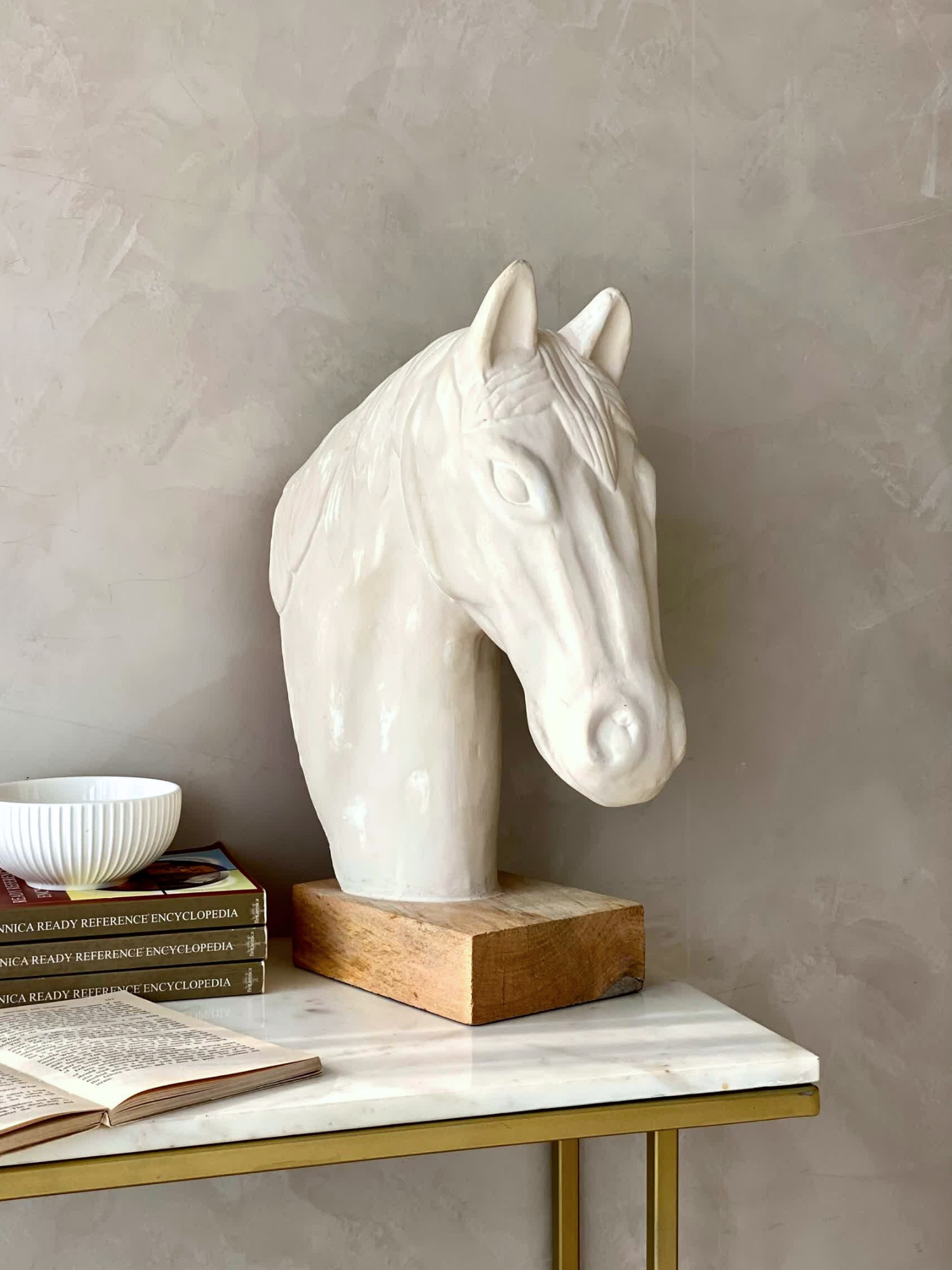 Handcrafted Noble Horse Sculpture