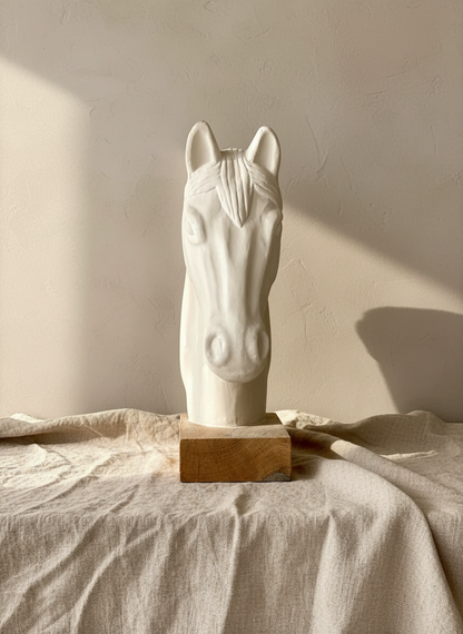 Handcrafted Noble Horse Sculpture