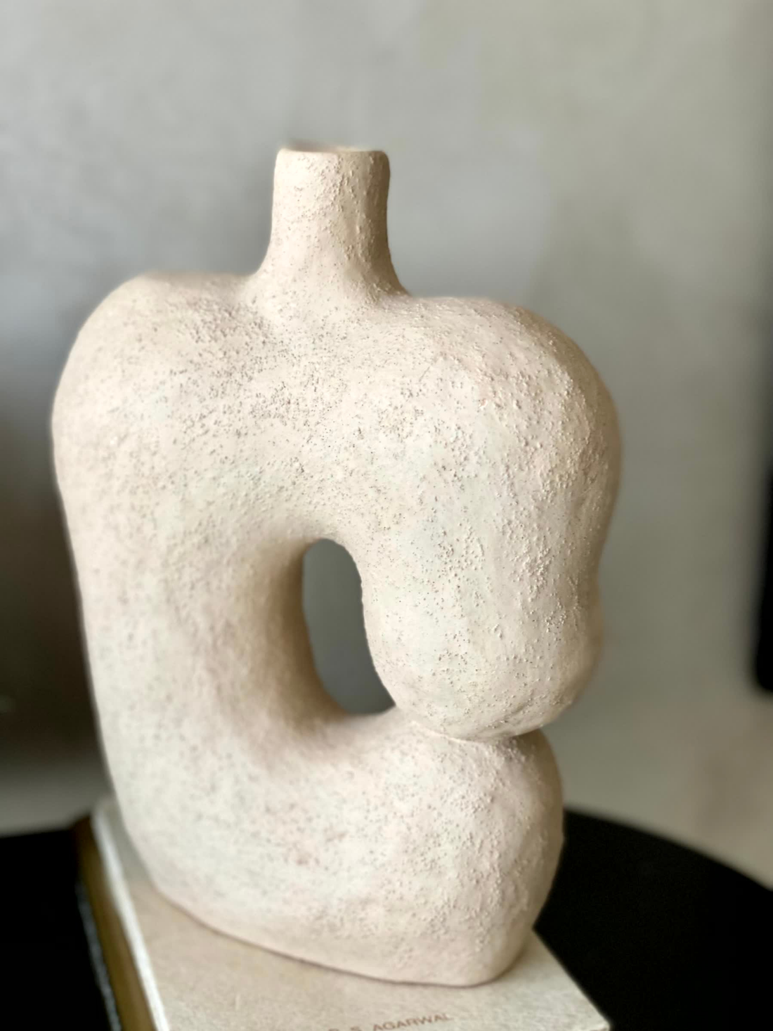 Terracotta Abstract  Vase -Medium