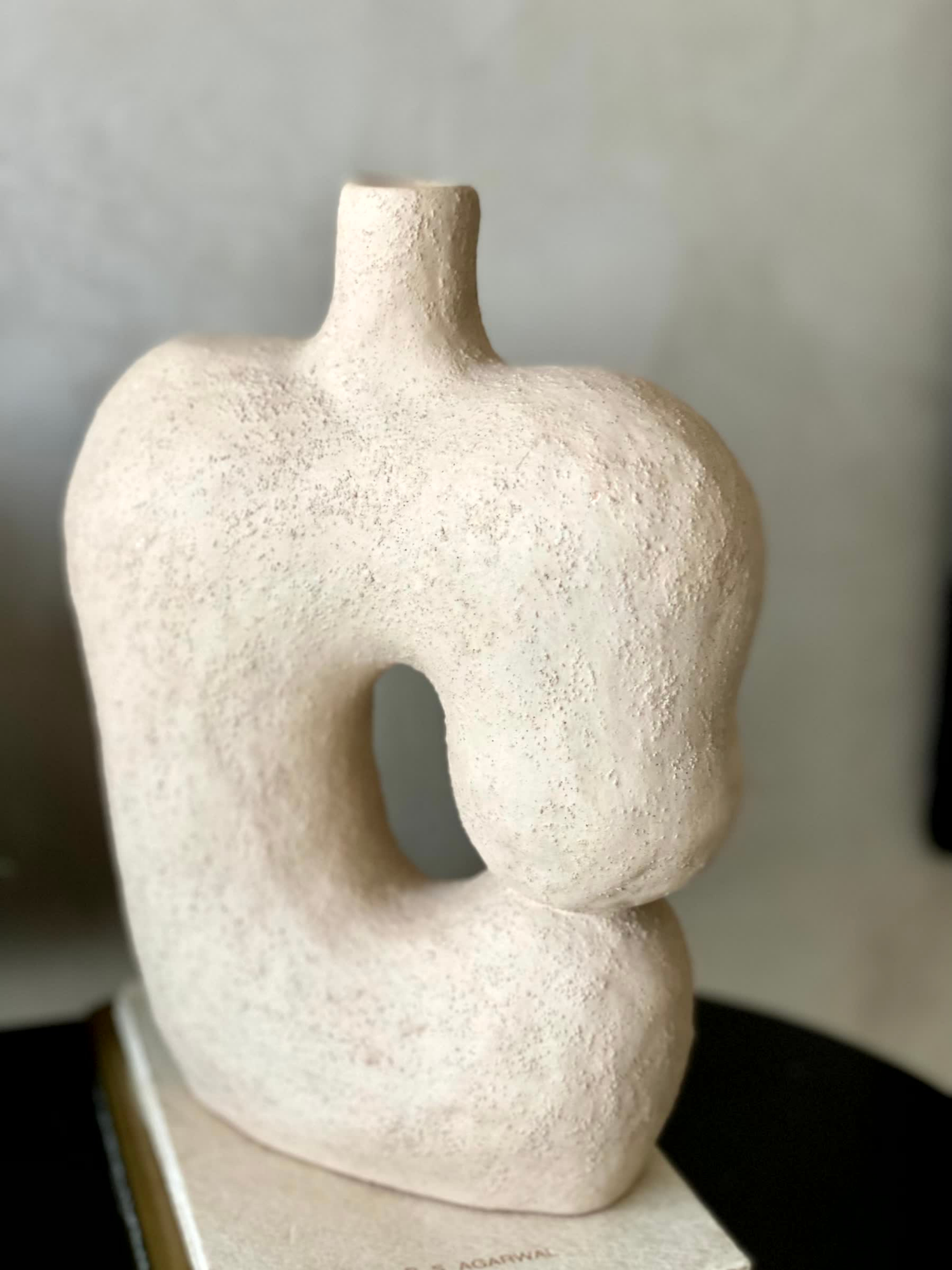Terracotta Abstract  Vase -Medium