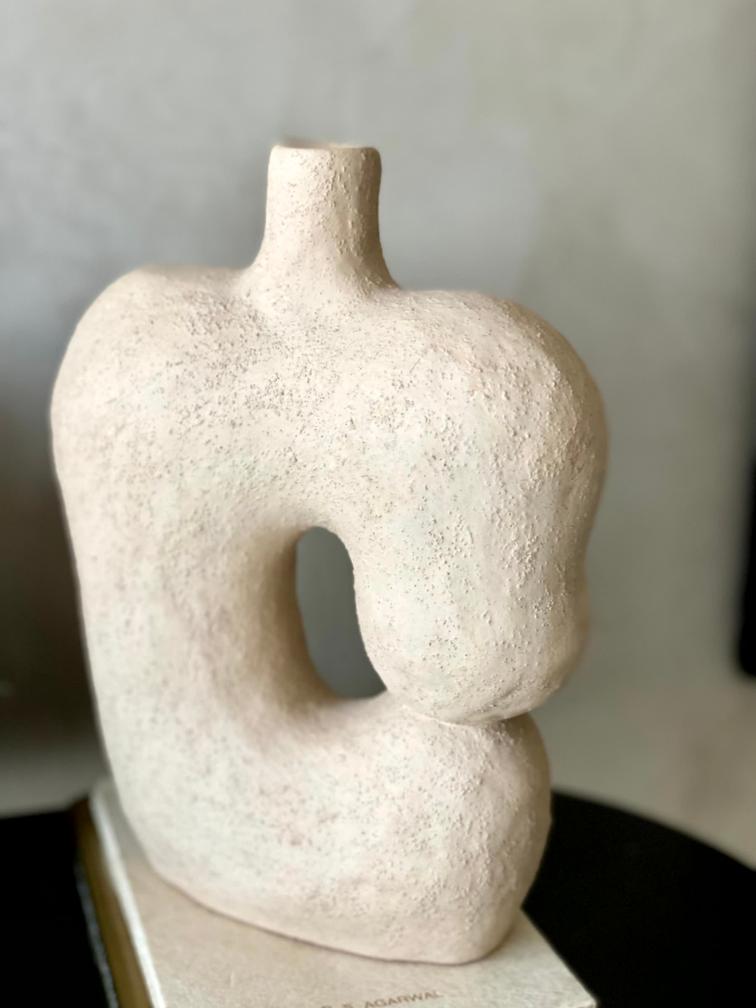 Terracotta Abstract  Vase -Medium
