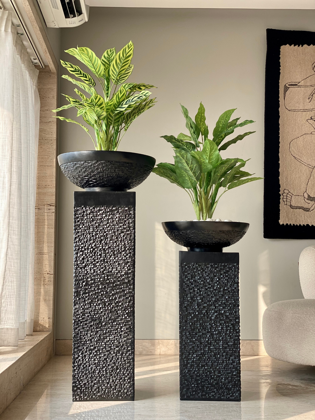 Masami Shaft Planter - Black