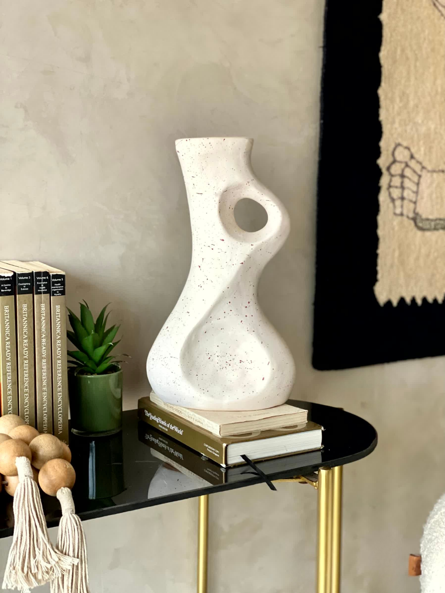 Terracotta Twisted  Vase