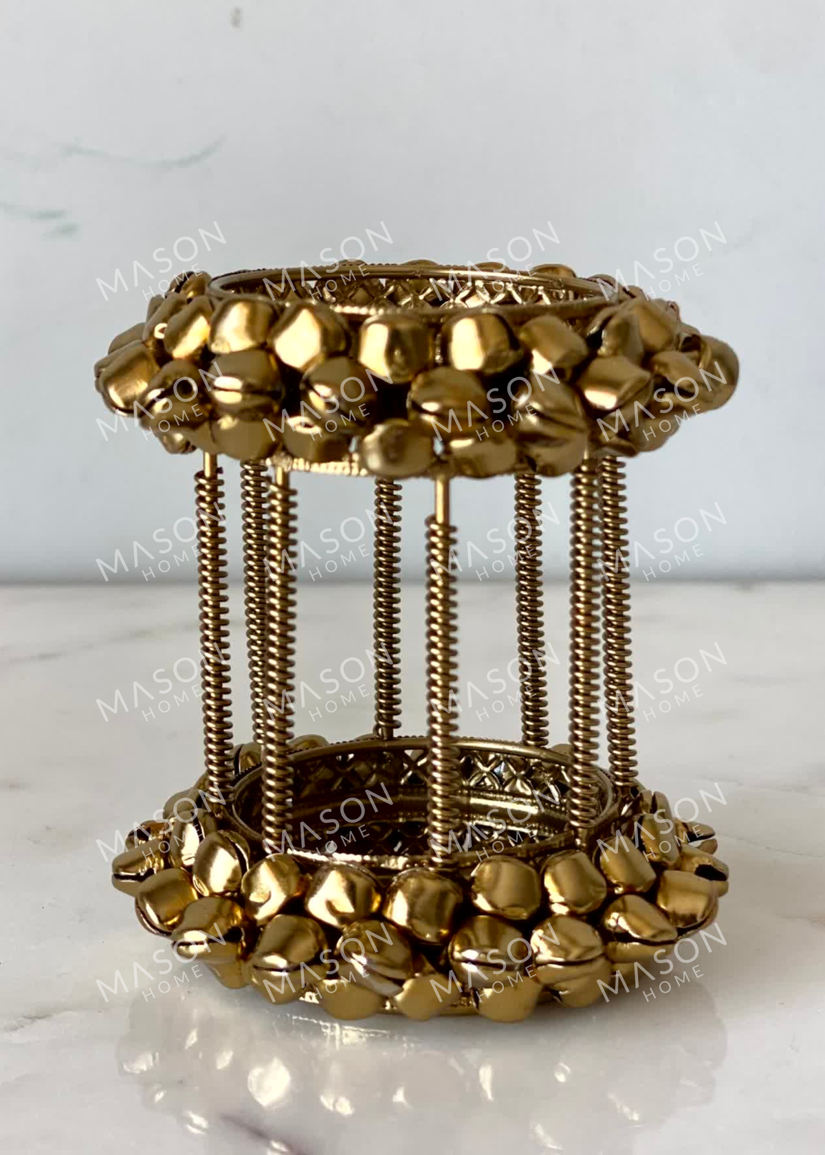 Festive Stellar Gold Diya – Set of 2