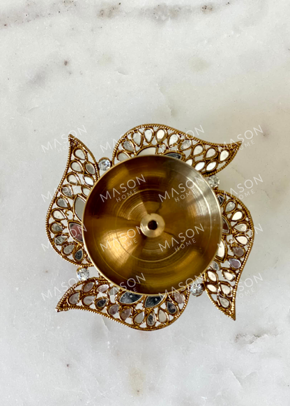 Festive Shubh Swastik Diya – Set of 2