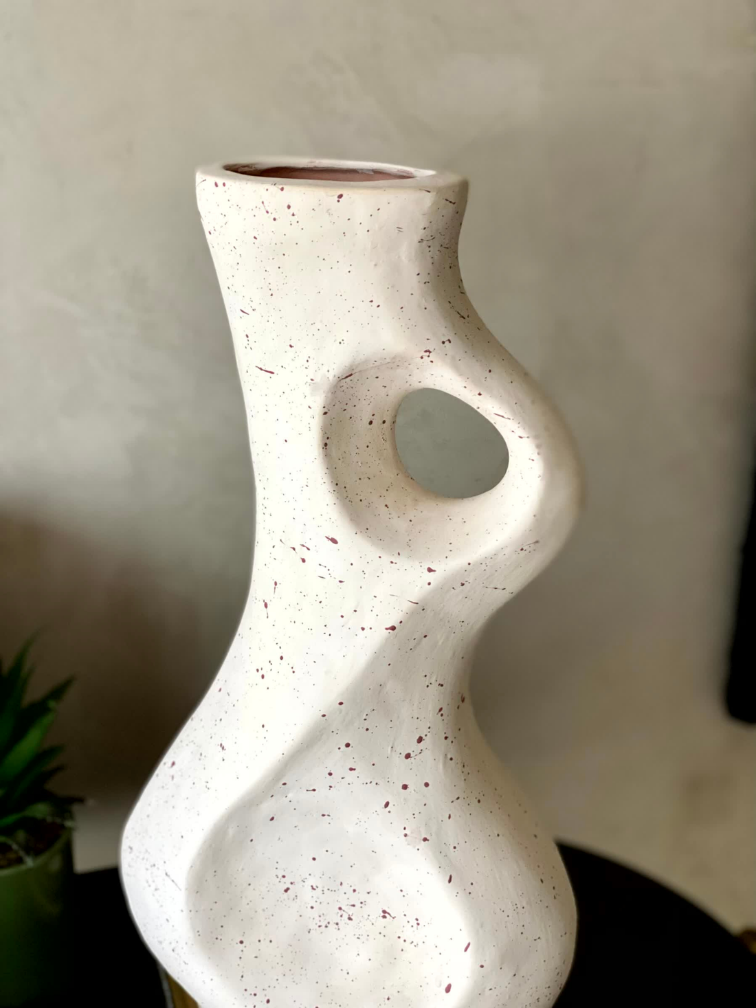 Terracotta Twisted  Vase