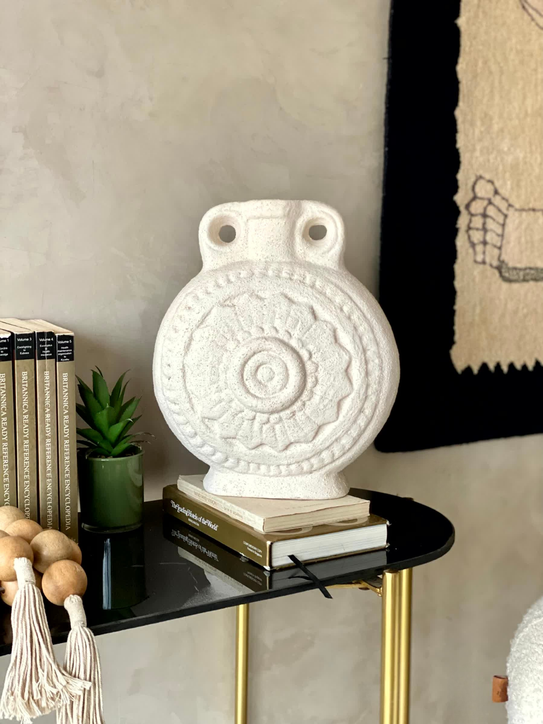 Terracotta Dahlia  Vase
