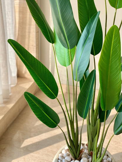 Artificial Slim Travellers Palm Plant - 3.5 Feet