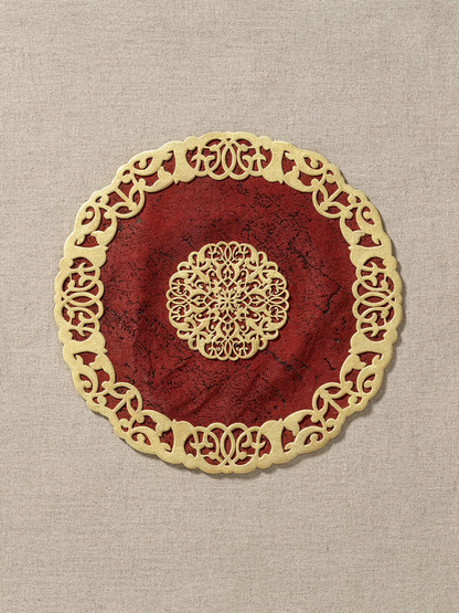 Fleur Placemat Red - Set of 6