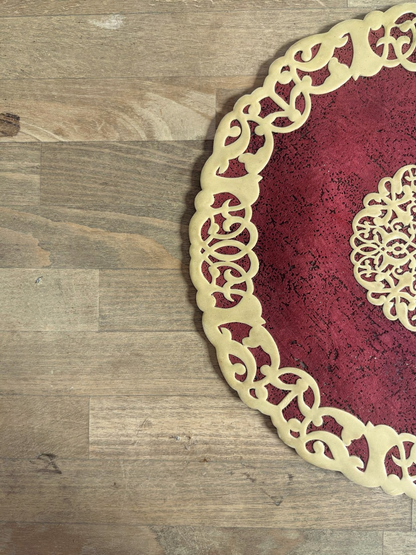 Fleur Placemat Red - Set of 6