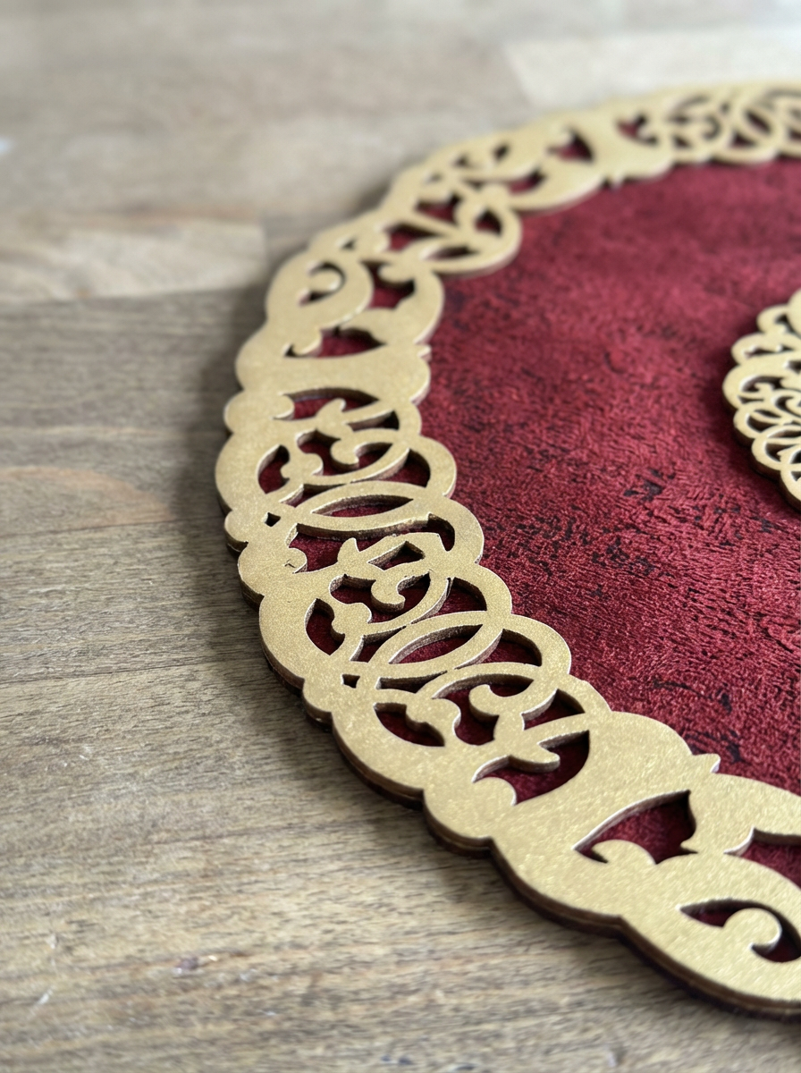 Fleur Placemat Red - Set of 6