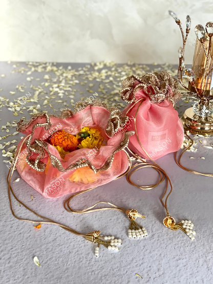 Festive Flower Batwa - Pink (Set of 2)