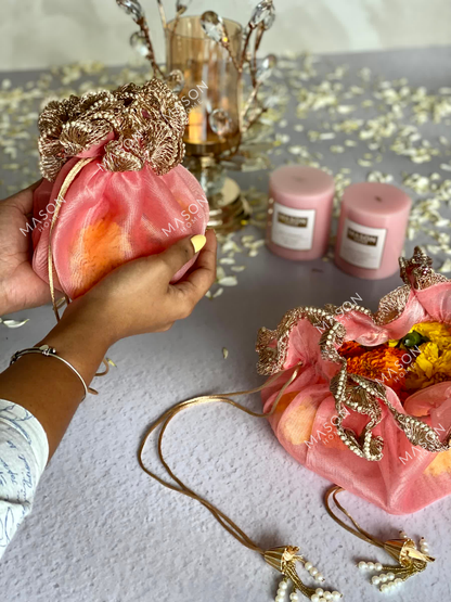 Festive Flower Batwa - Pink (Set of 2)