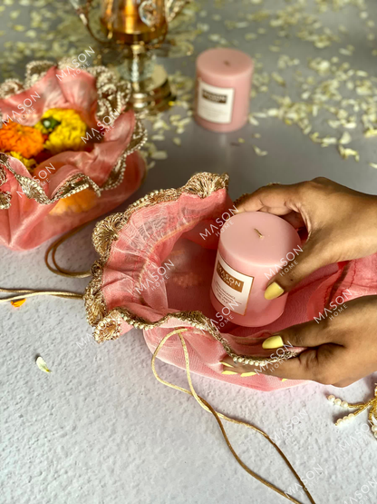 Festive Flower Batwa - Pink (Set of 2)
