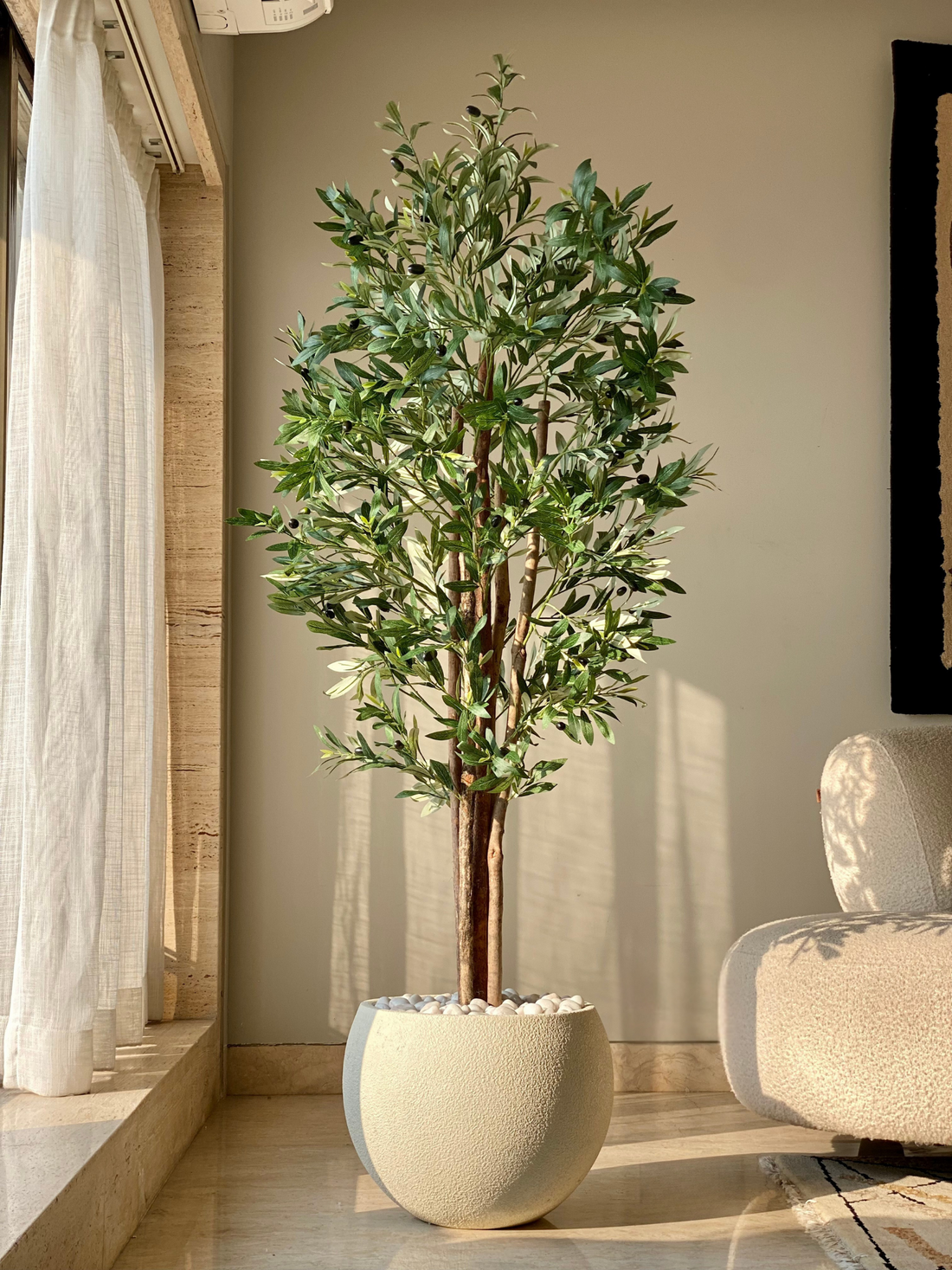 Artificial Tropical Olive Plant - 6 Feet