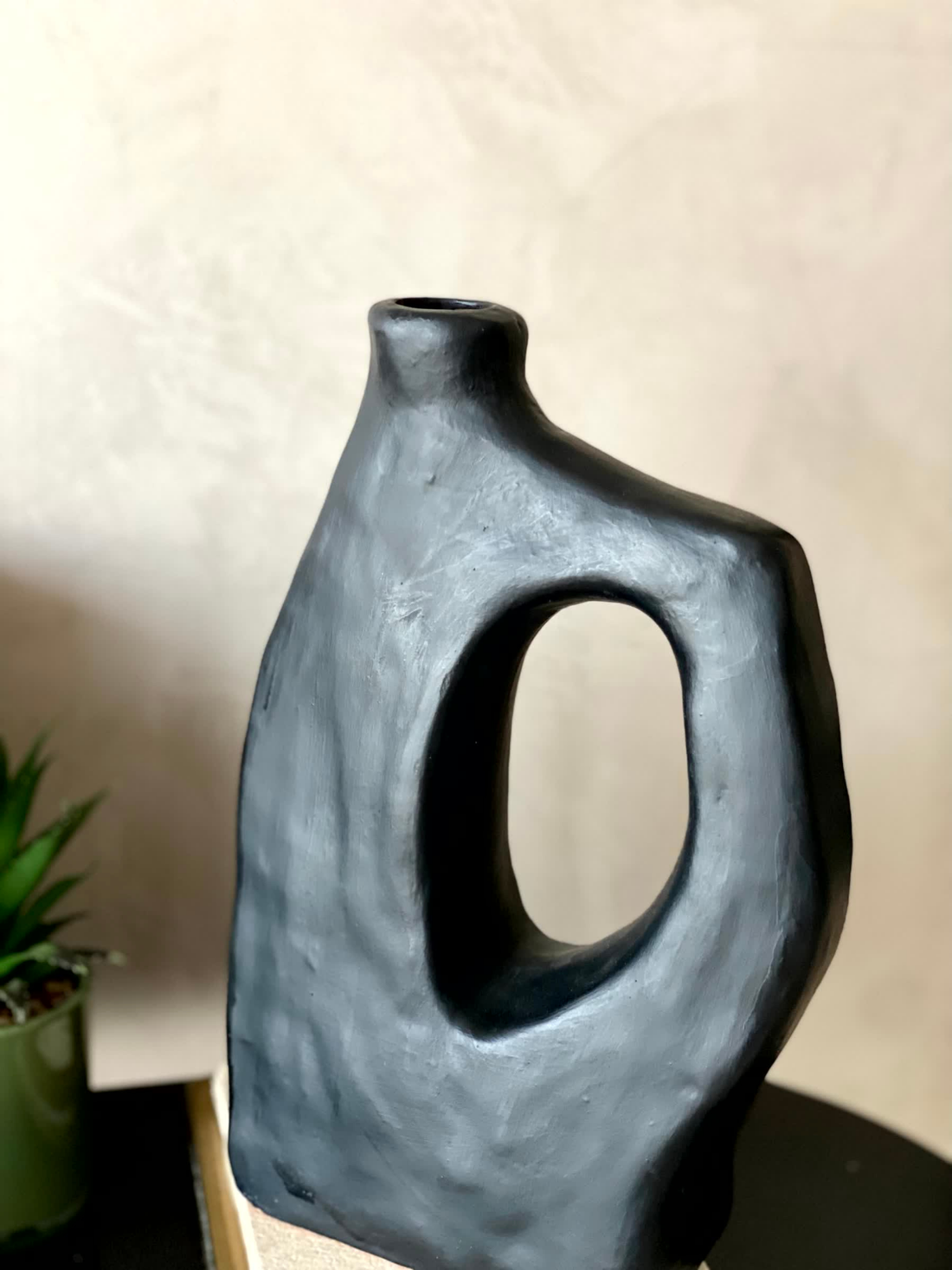 Terracotta Rook  Vase