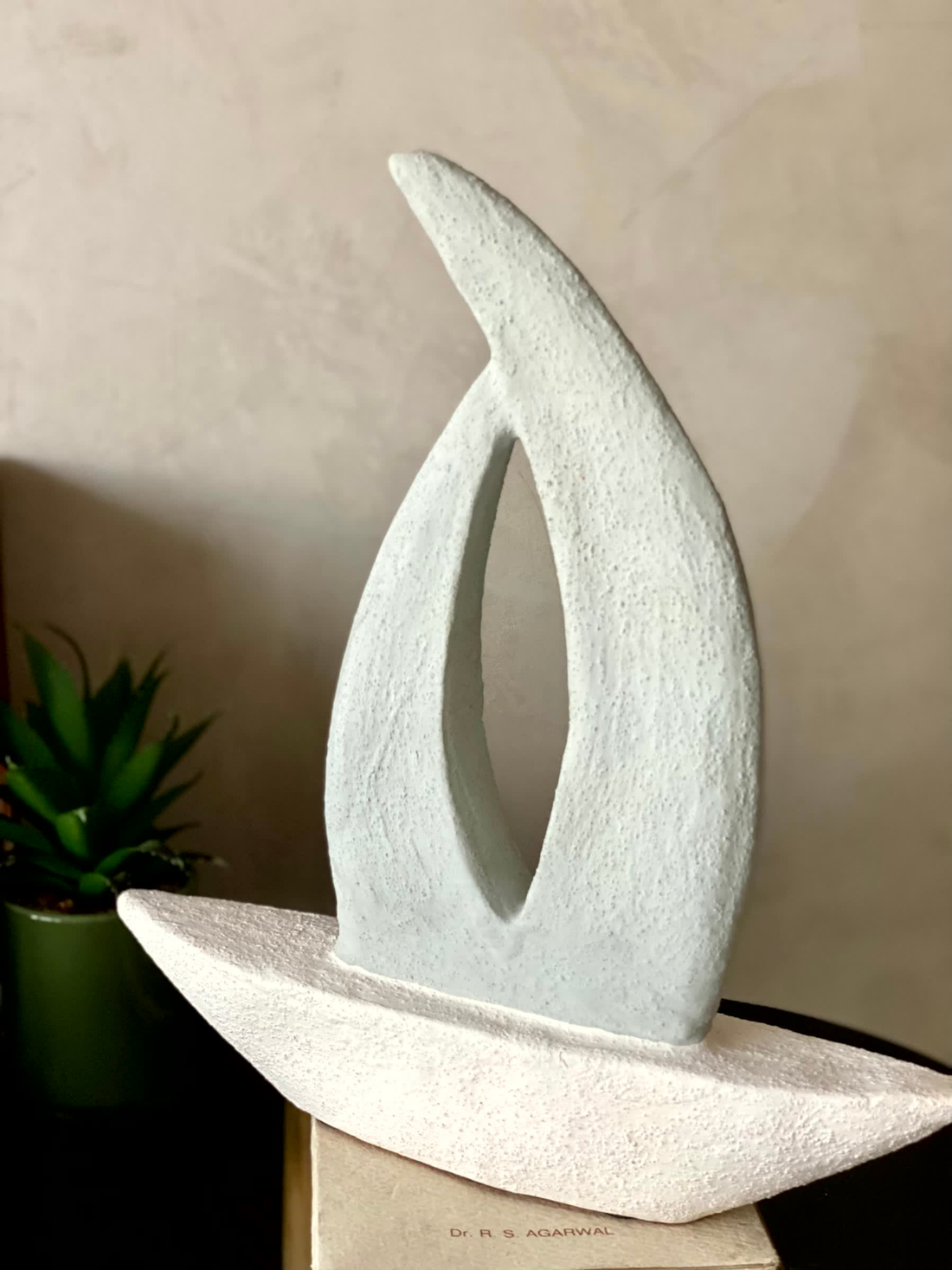 Terracotta Boat  Sculpture