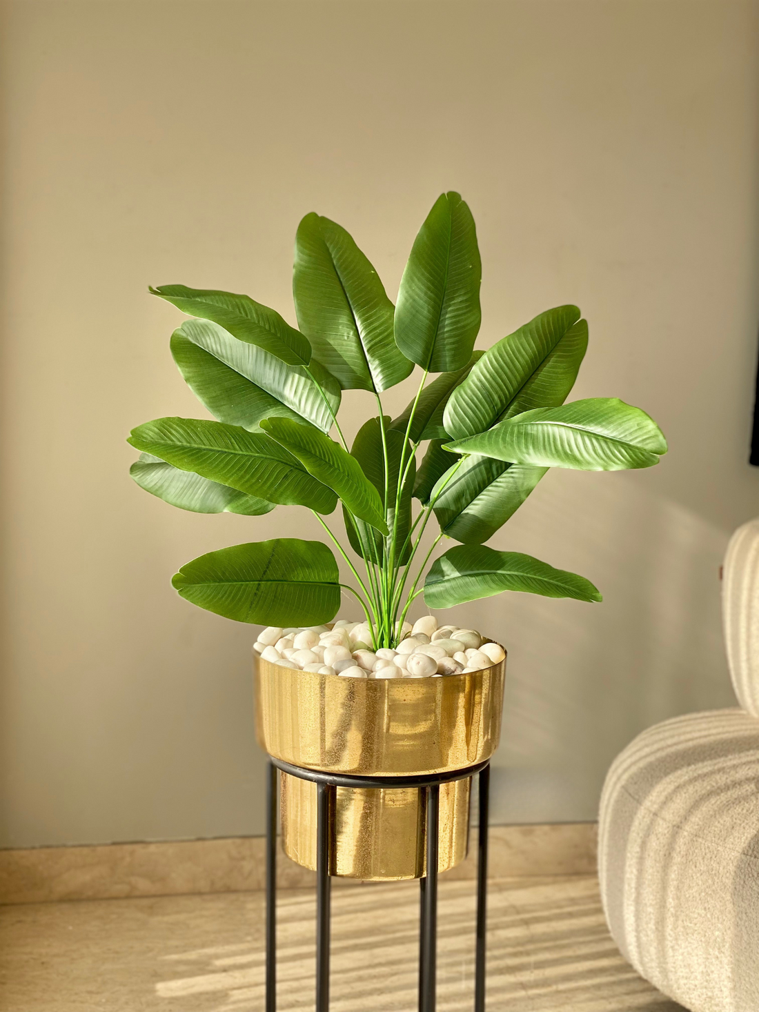 Artificial Central Travellers Palm Plant - 2.5 Feet