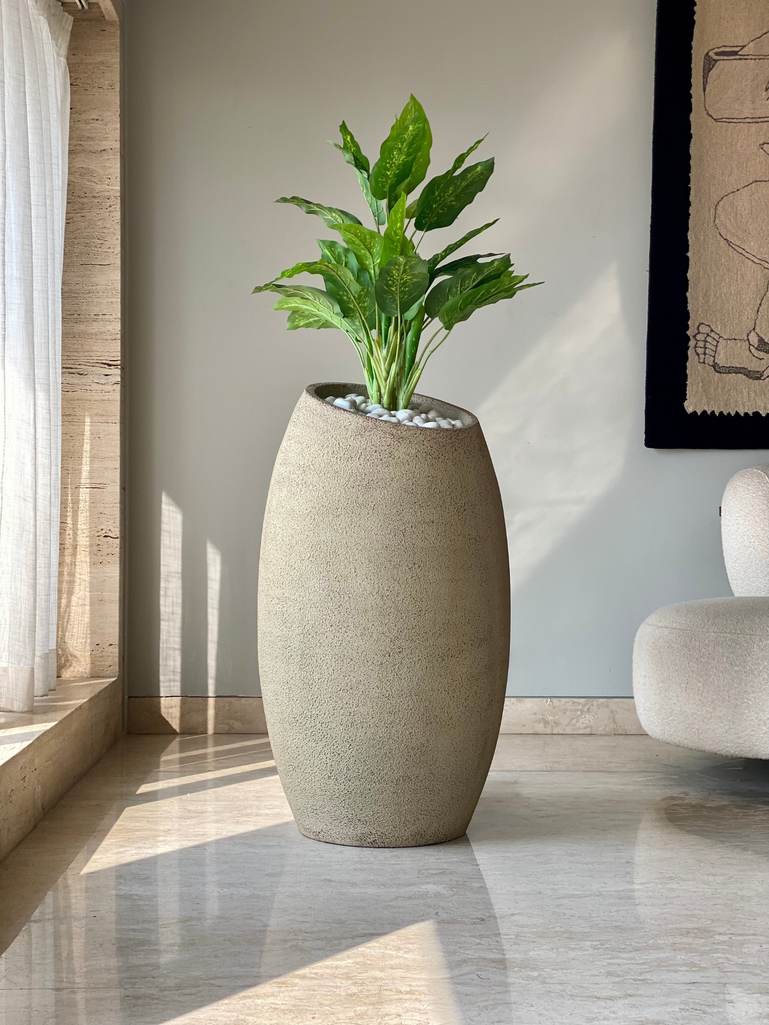 Acropolis Planter - Raw Terracotta