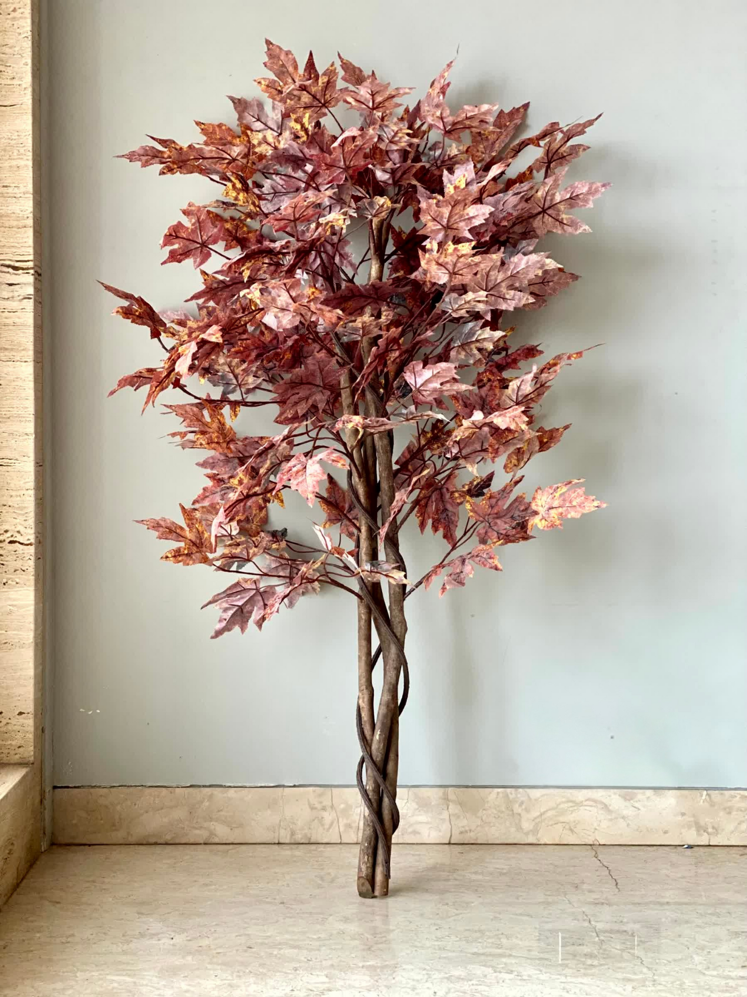 Artificial Canadian Maple Plant - 4 Feet
