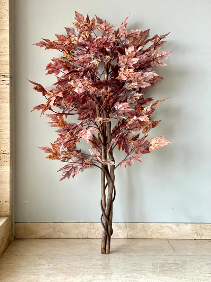 Artificial Canadian Maple Plant - 4 Feet