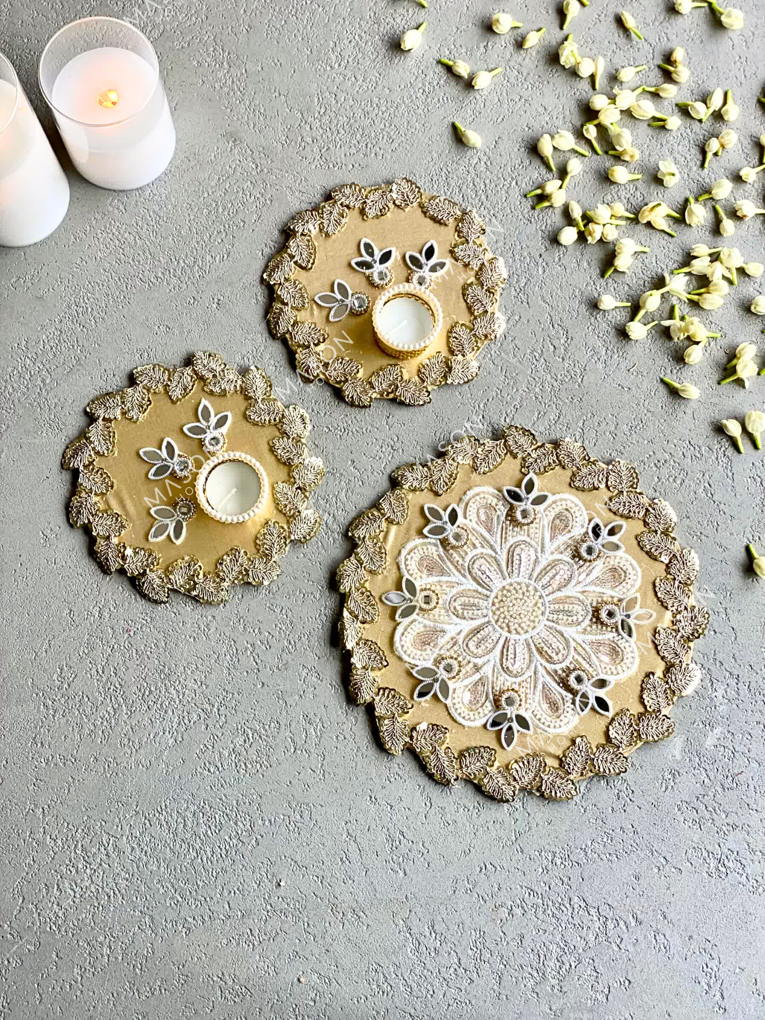 Festive Bloom Rangoli Set