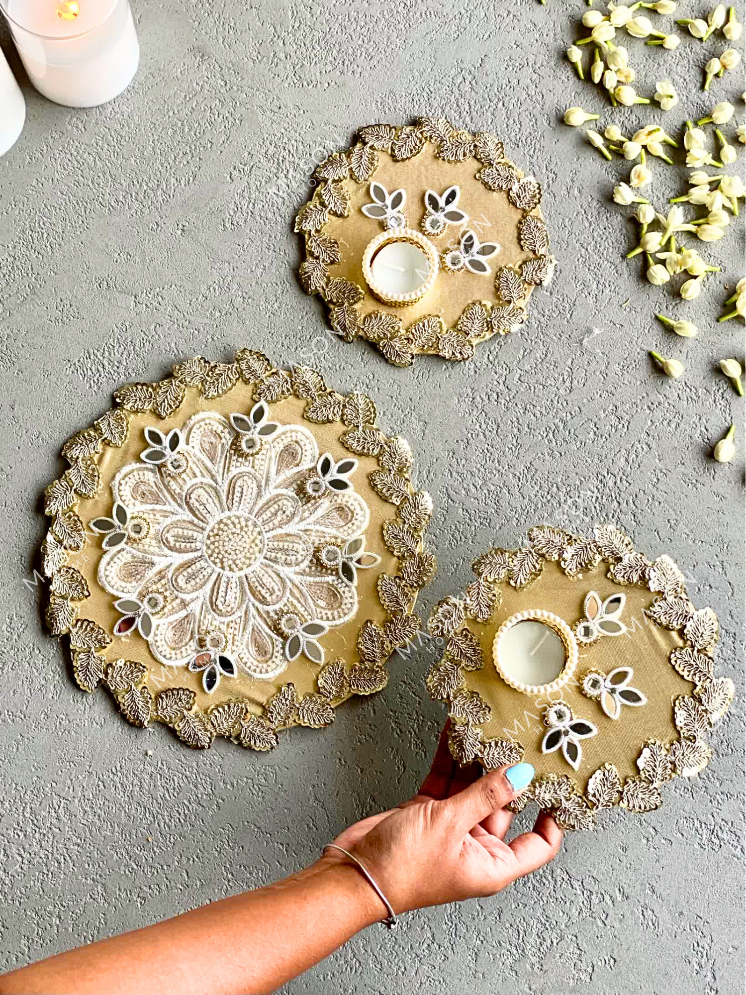 Festive Bloom Rangoli Set