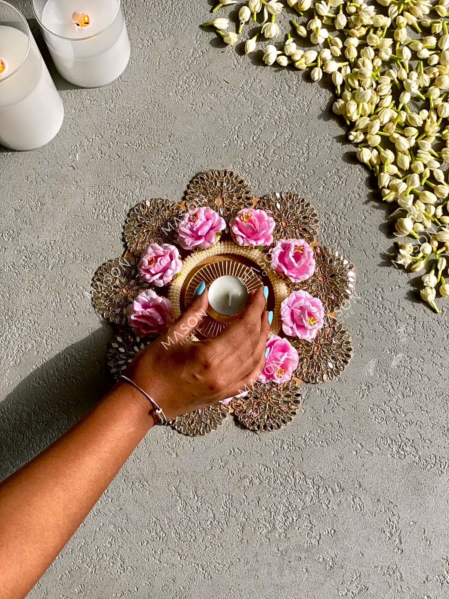 Blush Festive Light Diyas