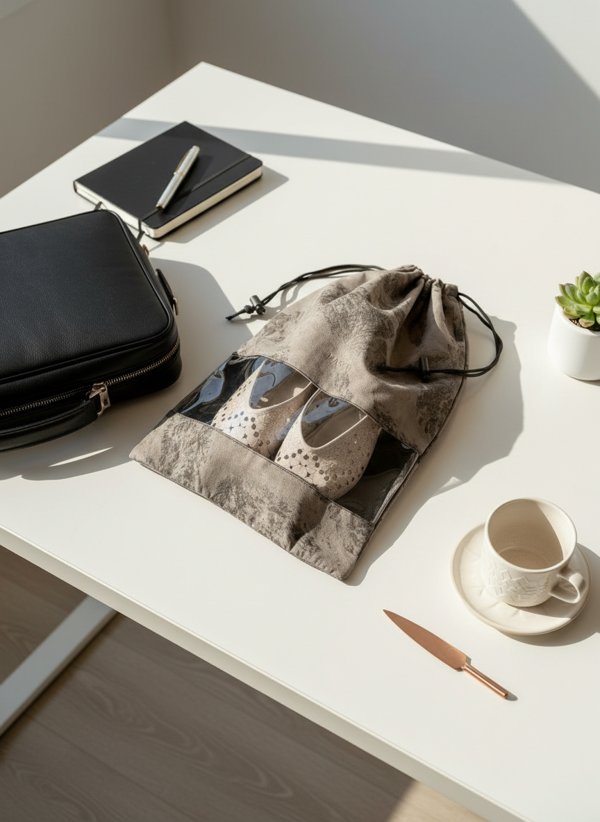 Indo Mocha Shoe Bag Pouch