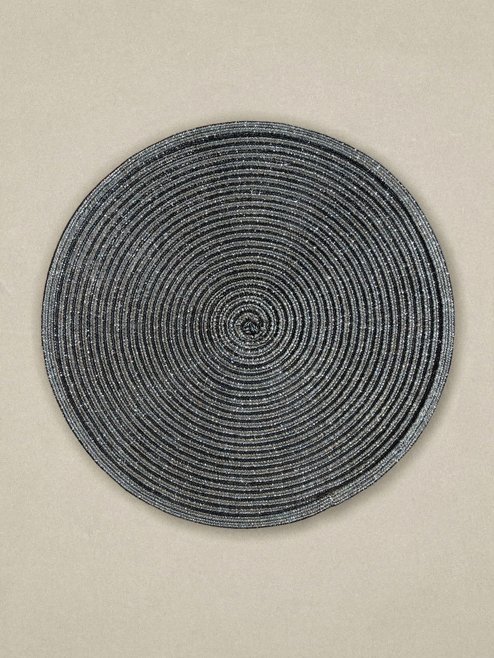 Noir Spiral Placemat Dark Grey - Set of 6
