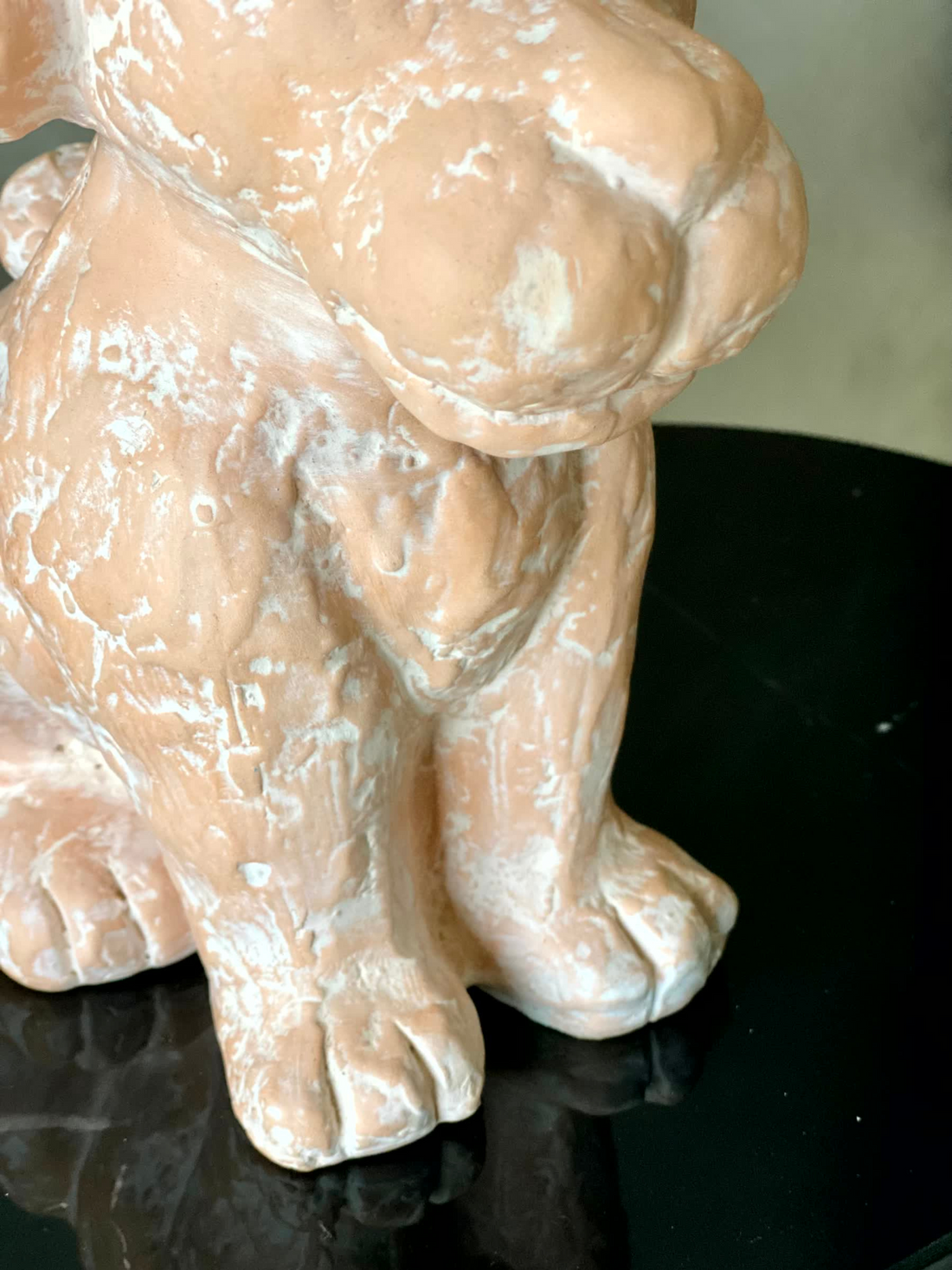 Terracotta Pup  Sculpture
