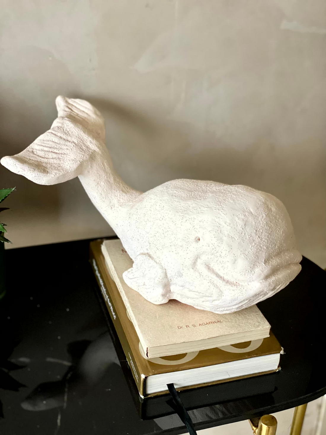 Terracotta Whale  Sculpture