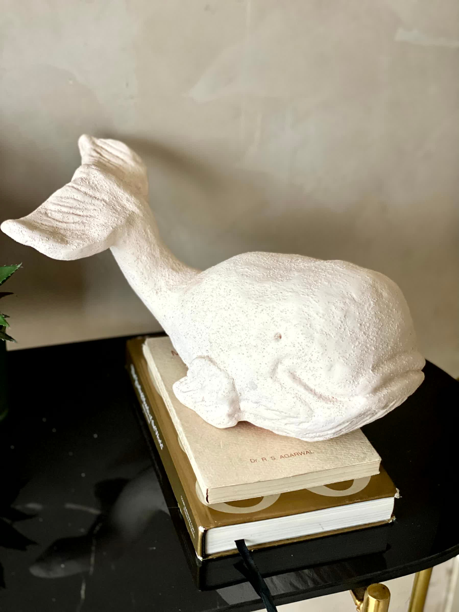 Terracotta Whale  Sculpture