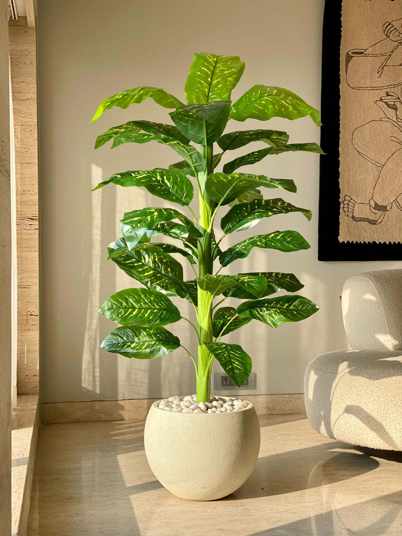 Artificial Golden Pothos Plant - 5.5 Feet