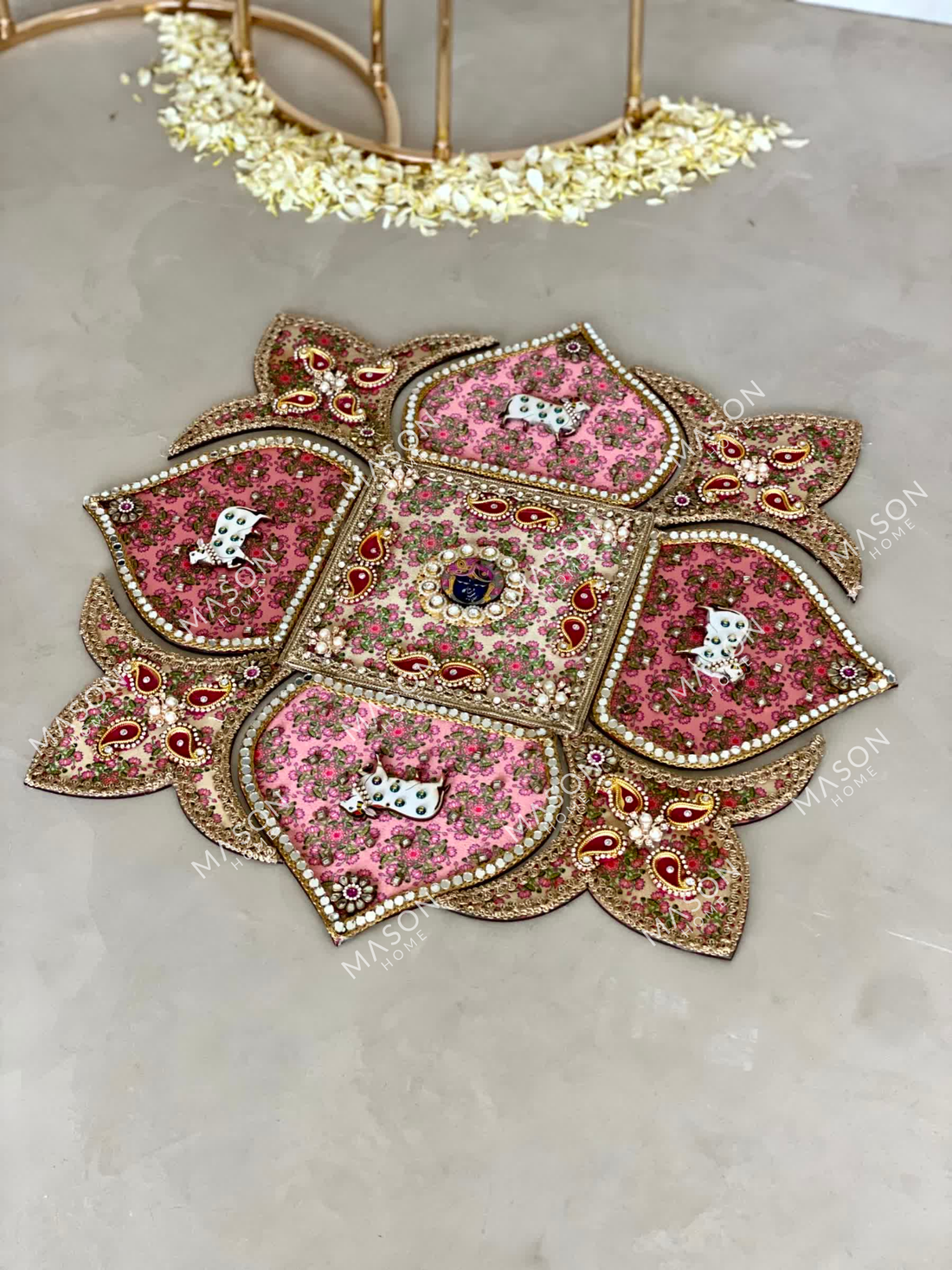 Festive Blush Rangoli