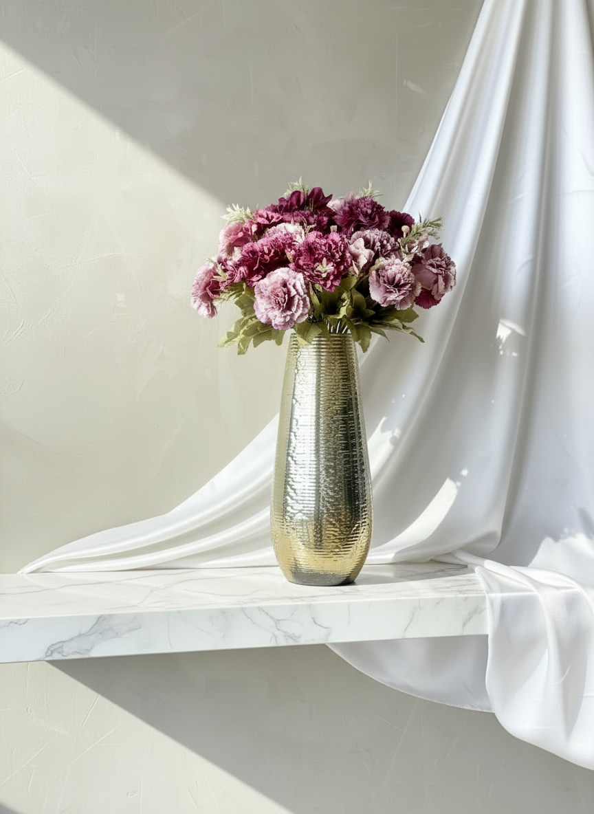 Artificial Mixed Carnation Flower - Set of 2